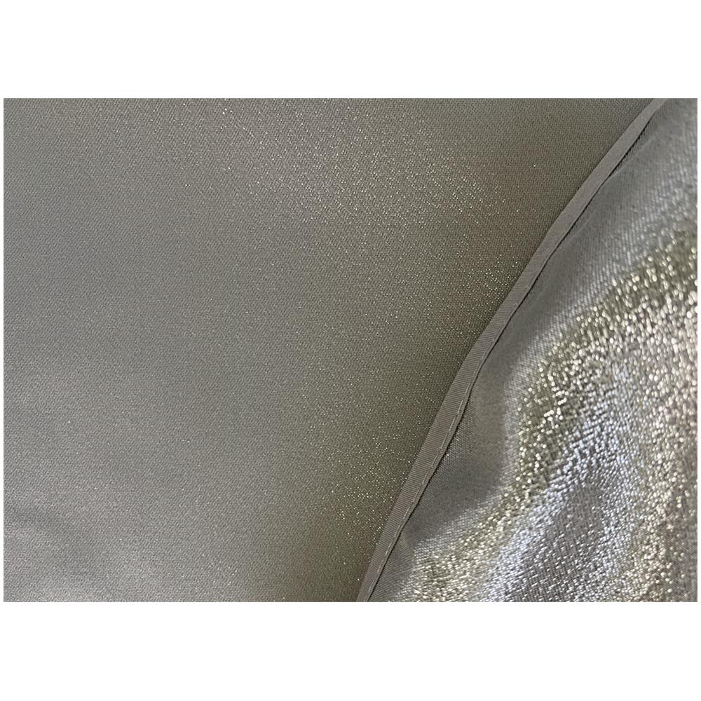 Tovaglia Cucina Soggiorno Antimacchia Idrorepellente In Lurex Tinta Unita Vari Colori 140x180cm Grigio-argento - Foto 5