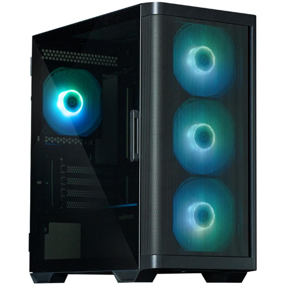 Case M4 Black Mini Tower micro ATX / Mini-ITX 1 Porte USB 2.0 2 Porte USB 3.2 Colore Nero - Foto 1