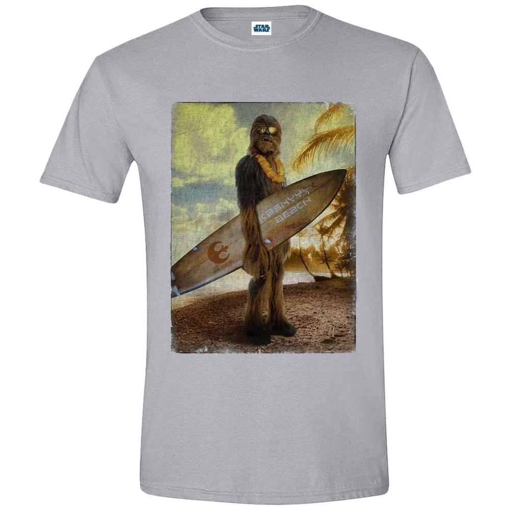 Star Wars - Chewie On The Beach Melange (T-Shirt Unisex Tg. S)  - Foto 1