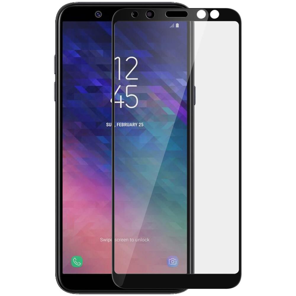 Pellicola Galaxy A6 Protezione Salvadisplay Vetro Temperato Contorno Nero - Foto 1