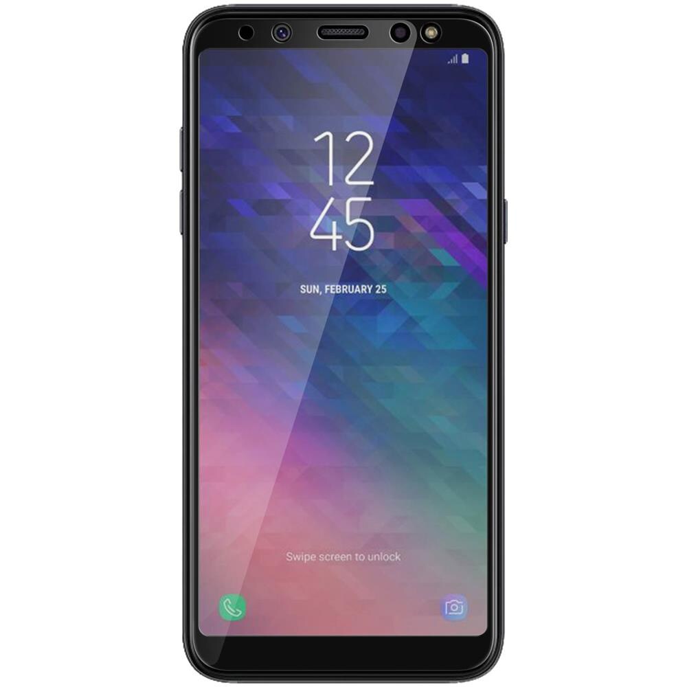 Pellicola Galaxy A6 Protezione Salvadisplay Vetro Temperato Contorno Nero - Foto 2