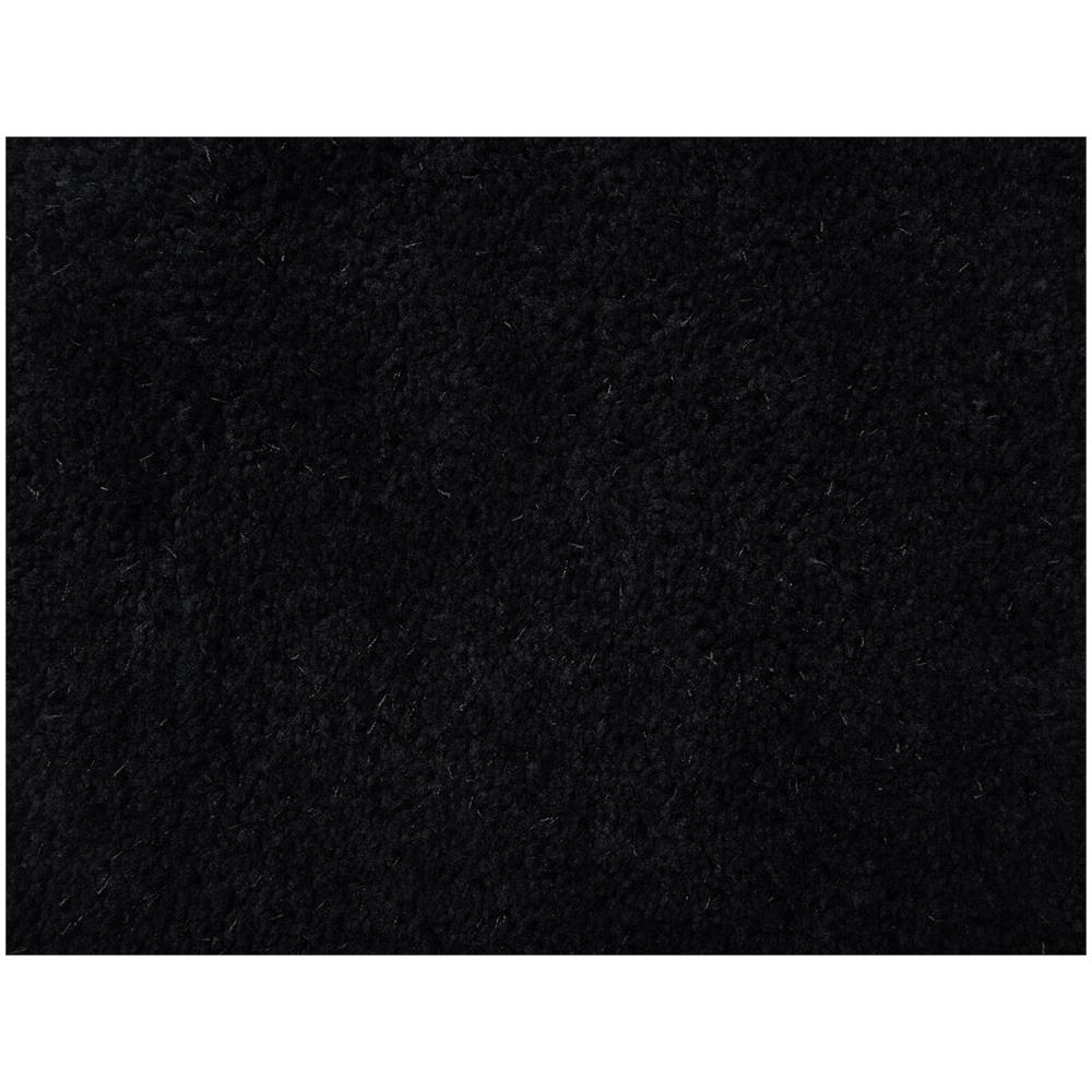 Tappeto Shaggy Nero Tondo Ø140 Cm Demre - Foto 8