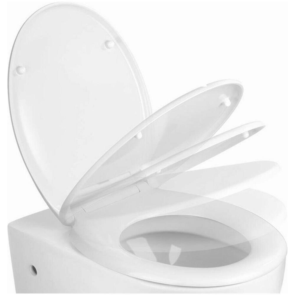 Copriwater Sedile Bianco Universale In Polipropilene Soft Closing - Foto 2