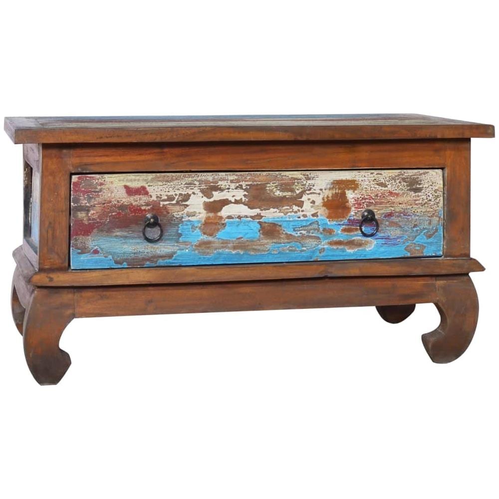 Tavolino Da Caff 80x50x40 Cm In Legno Massello Di Teak - Foto 1