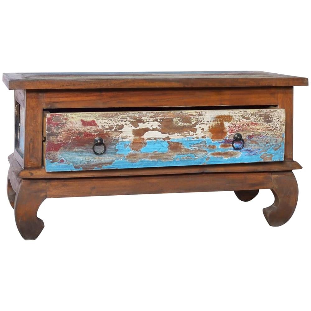 Tavolino Da Caff 80x50x40 Cm In Legno Massello Di Teak - Foto 2