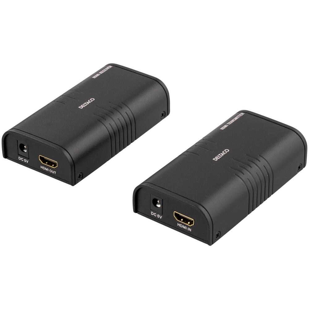 Estensione Ethernet Hdmi, 120 Metri In 1080p Con Cat6, Nero - Foto 1