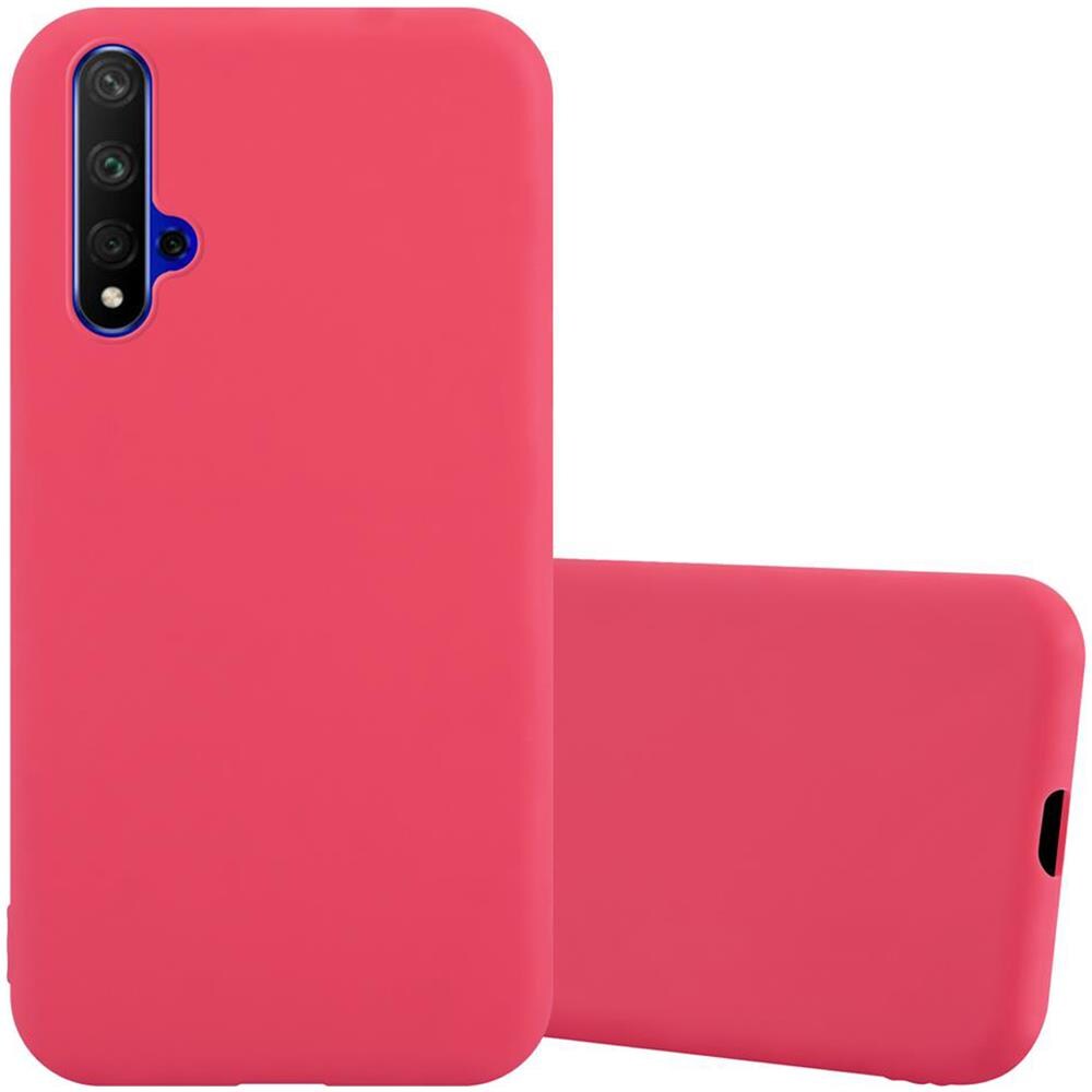 Custodia Compatibile Con Honor 20 / 20s / Huawei Nova 5t In Candy Rosso - Coperchio Protettivo In Silicone Tpu Flessibile - Foto 1