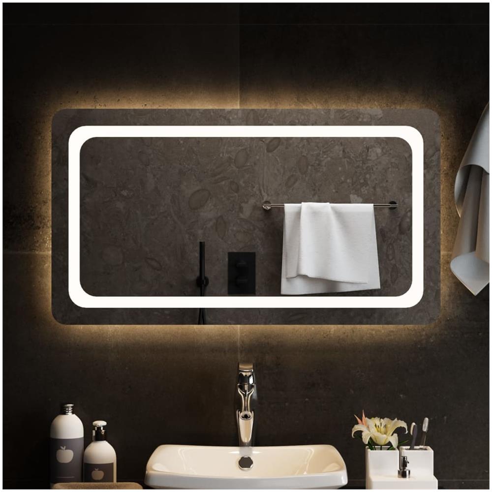 Specchio Da Bagno Con Luci Led 90x50 Cm - Foto 1