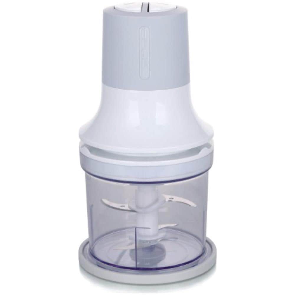 Tritatutto 2 velocità BLADE 2 Lame Capacità 500 ml Potenza 260 Watt Colore Bianco / Grigio - Foto 1