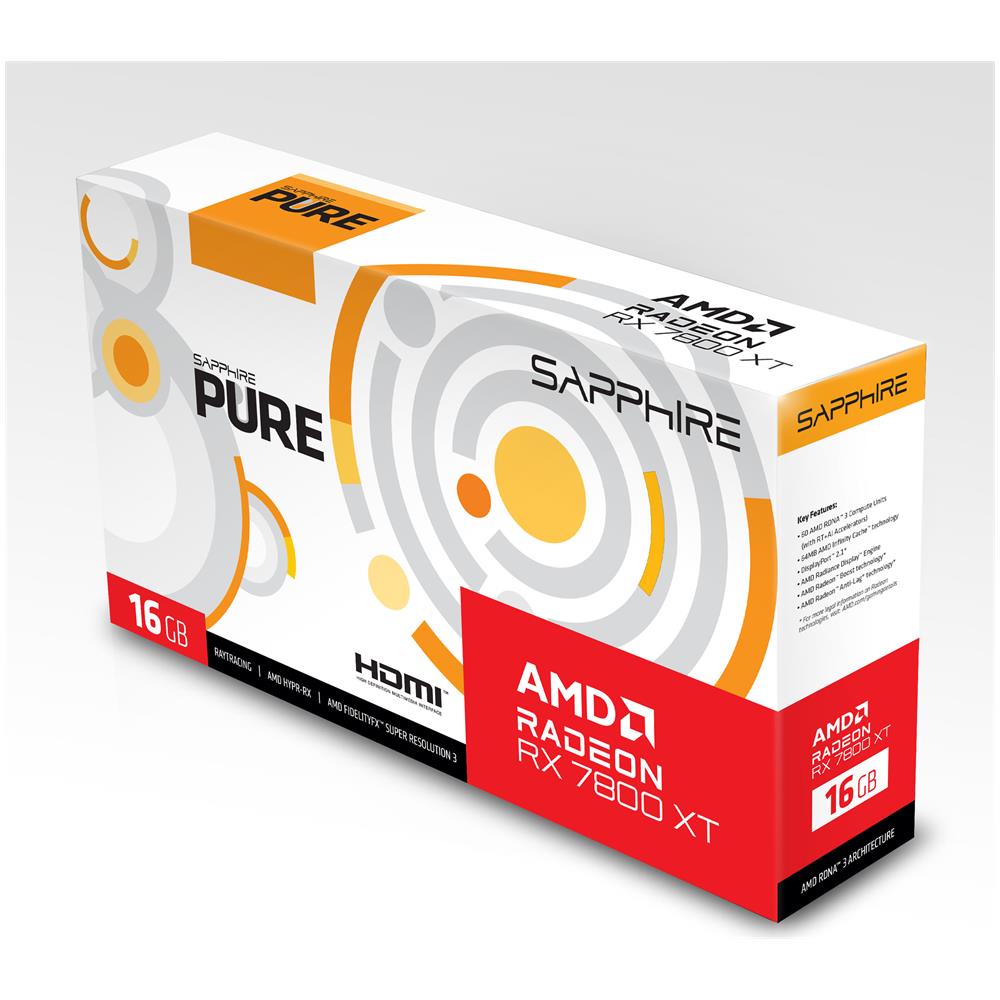 Radeon RX 7800 XT 16 GB GDDR6 PCI Express x16 4.0 1x HDMI / 3x DisplayPort - Foto 7