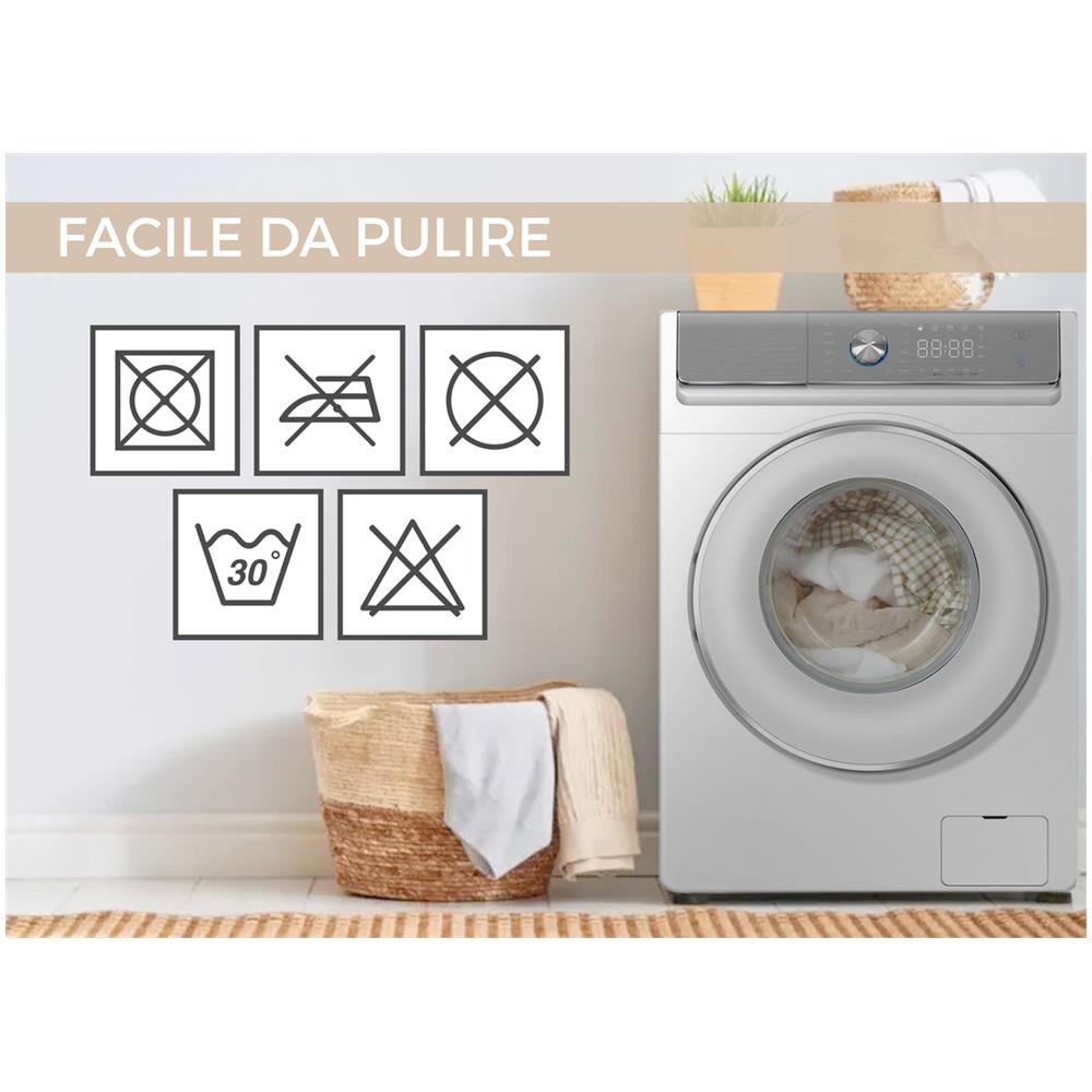 Tovaglia Cucina Soggiorno Antimacchia Idrorepellente In Lurex Tinta Unita Vari Colori 140x240cm Grigio-argento - Foto 2