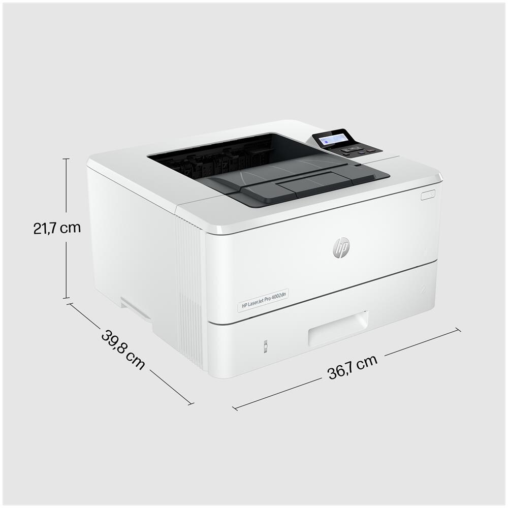 Stampante Laserjet Pro 4002dn Laser B /N Velocità 40 ppm USB 2.0 LAN - Foto 9