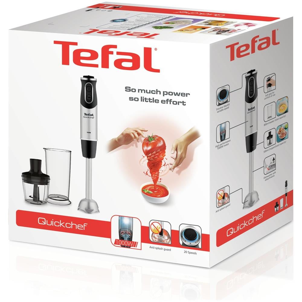 Frullatore ad Immersione HB6598 Potenza 1000 Watt Colore Nero, Acciaio inossidabile - Foto 7