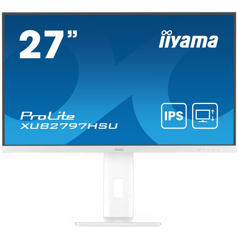ProLite XUB2797HSU-W2 Monitor PC 68,6 cm (27") 1920 x 1080 Pixel Full HD LED Bianco - Foto 1