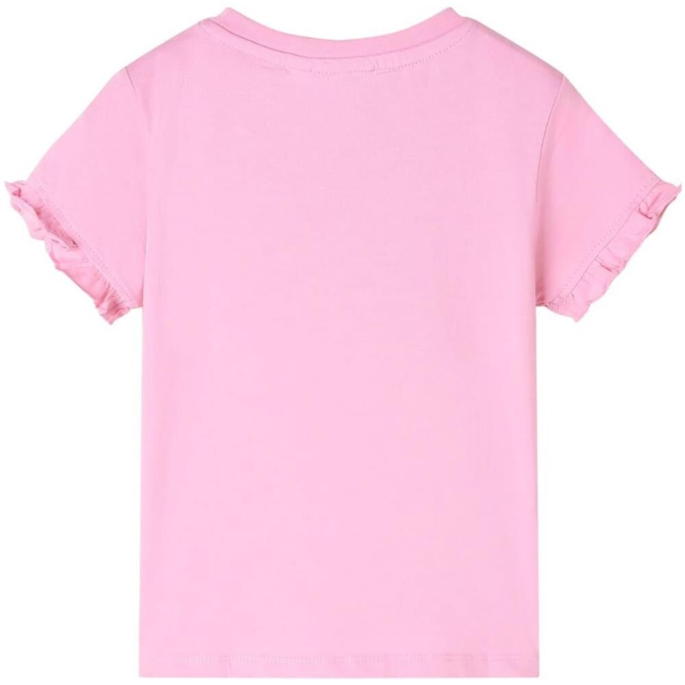 Maglietta da Bambina a Maniche Corte Fucsia 104 - Foto 2