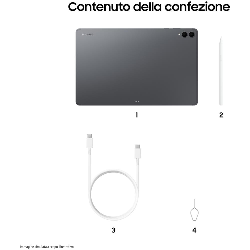 Tablet Galaxy Tab S11 Ultra Grigio 14.6" QHD+ RAM 12GB Memoria 256GB Wi-Fi AI Multimodale DeX - Europa - Foto 5
