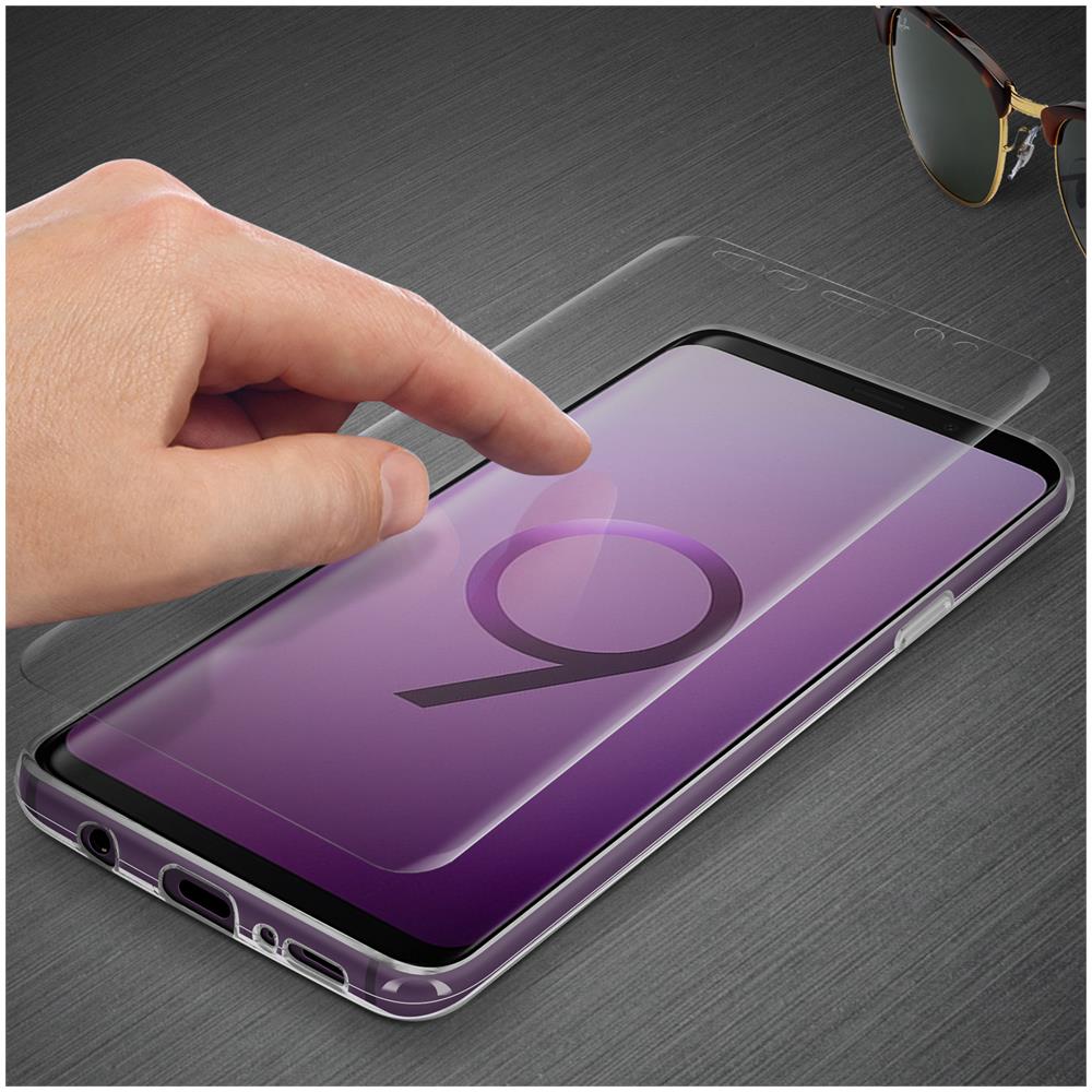 Cover Posteriore + Pellicola Vetro Temperato Trasparente Galaxy S9 - Foto 10