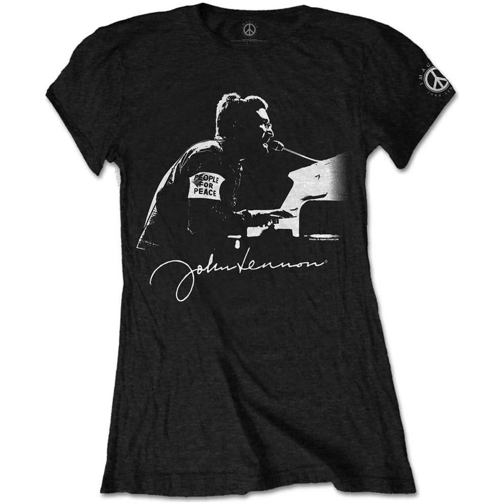 John Lennon: People For Peace (T-Shirt Donna Tg. S) - Foto 1