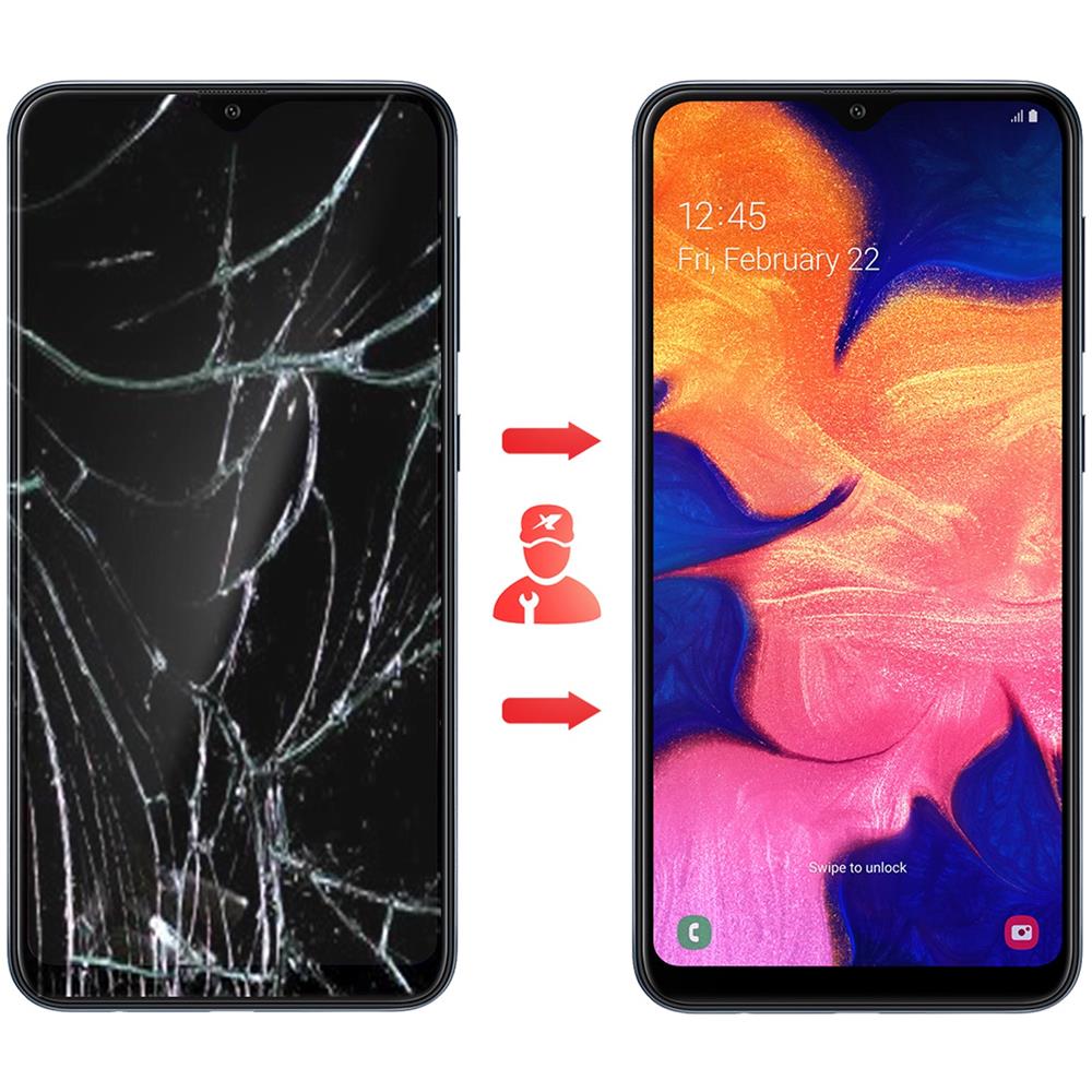 Schermo Lcd + Touch Screen Galaxy A10, Nero - Foto 2