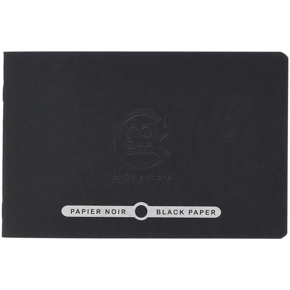 60314c Crok'book Quaderno Da Disegno Con Carta Da Schizzo, 17 X 11 Cm, 20 Fogli, Nero - Foto 1