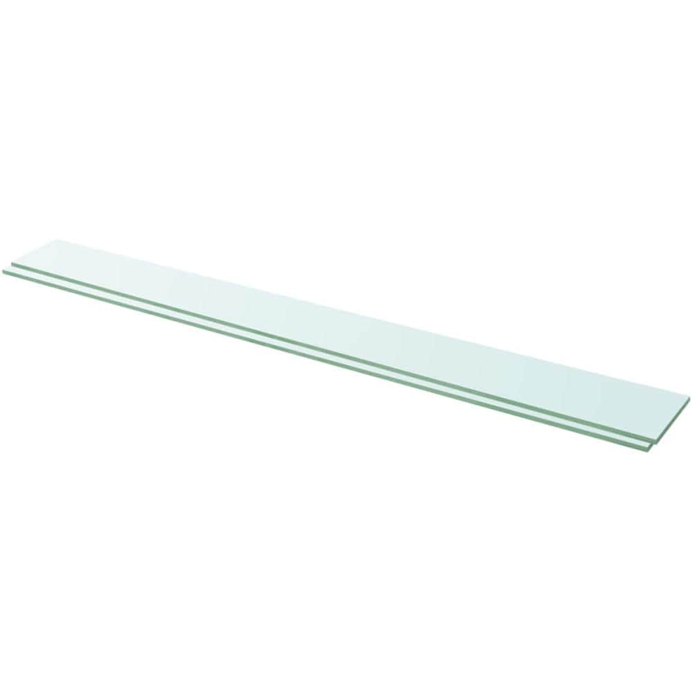Maison Exclusive - Mensole in Vetro Trasparente 2 pz 110x12 cm | Leroy Merlin