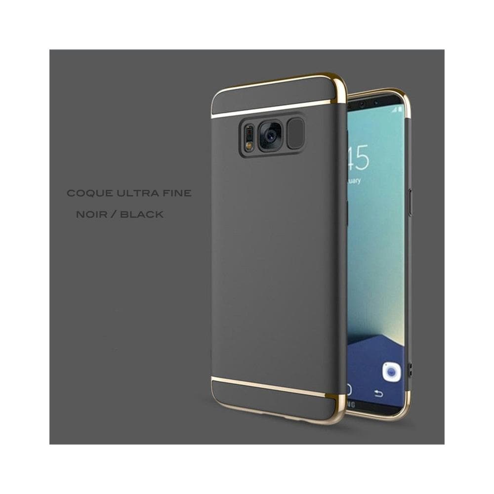 Samsung Galaxy S8 Scafo Ultra Sottile 3 In 1 Dura Del Pc Black Gold - Foto 1