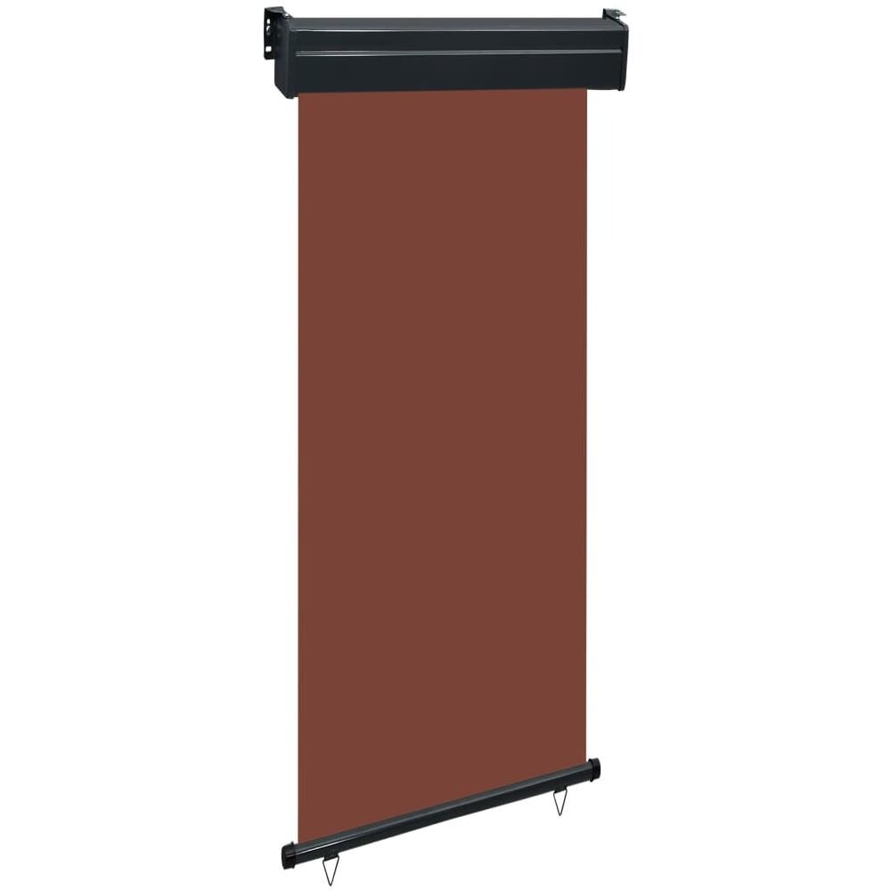 Tendalino Laterale per Balcone 85x250 cm Marrone - Foto 1