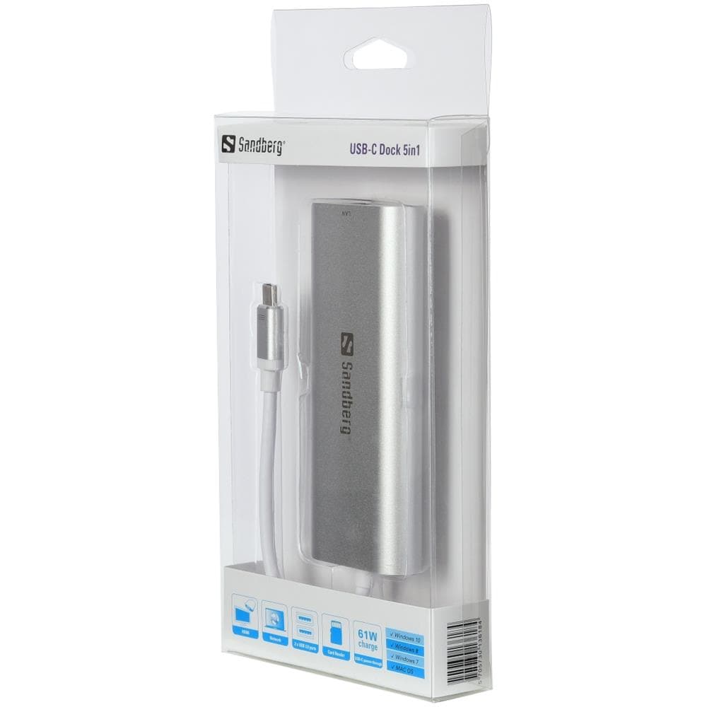 Adattatore USB C Docking con HDMI, USB-C, USB - Foto 2