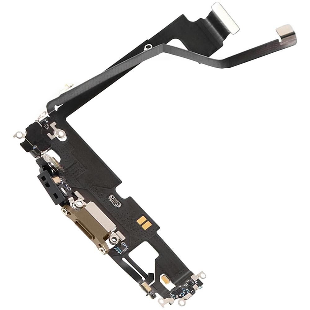 Connettore Di Ricarica Lightning E Microfono Di Ricambio Iphone 12 Pro Max Oro - Foto 2
