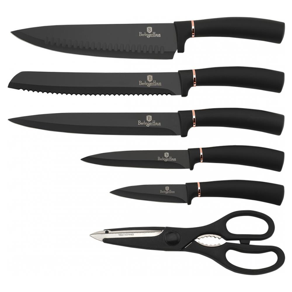 Bh-2481 Set Di Coltelli In Acciaio Inossidabile Da 7 Pezzi In Blocco - Foto 2