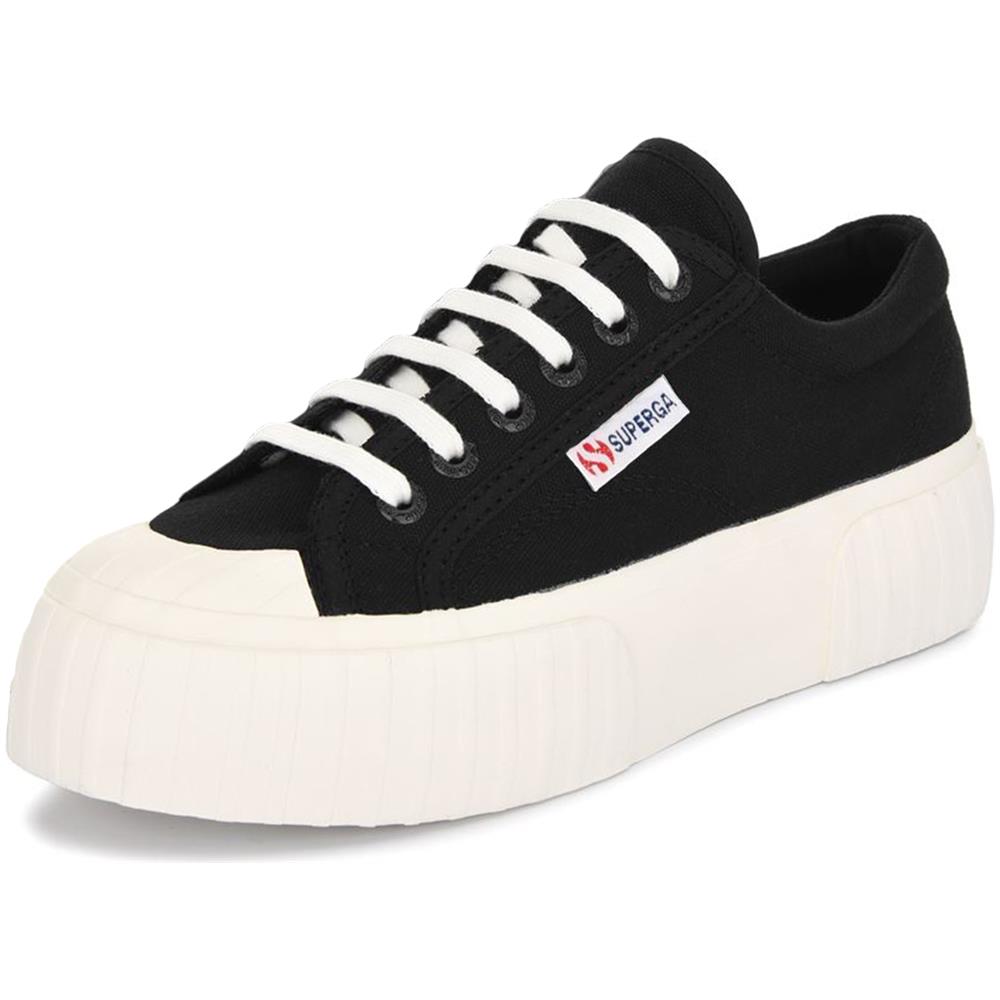 Scarpe 2631 Stripe Platform Taglia 41 Codice S5111sw-a6m Nero - Foto 6