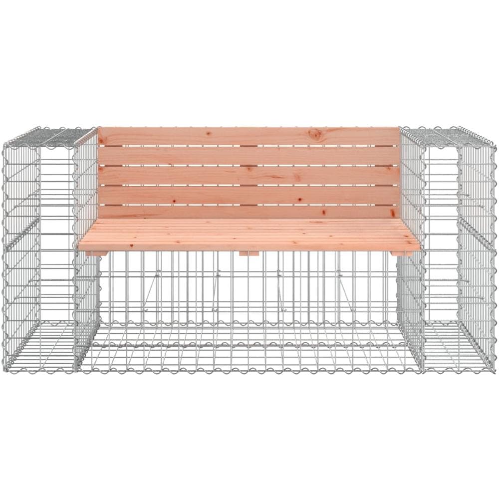 Panca Giardino Design Gabbione 143x71x65,5 cm Massello Douglas - Foto 3