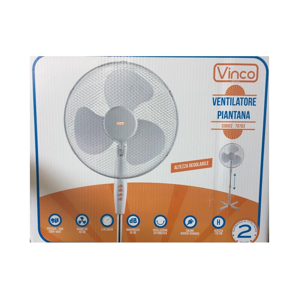 Ventilatore a Piantana 70703 Diametro 40 cm Colore Bianco - Foto 3