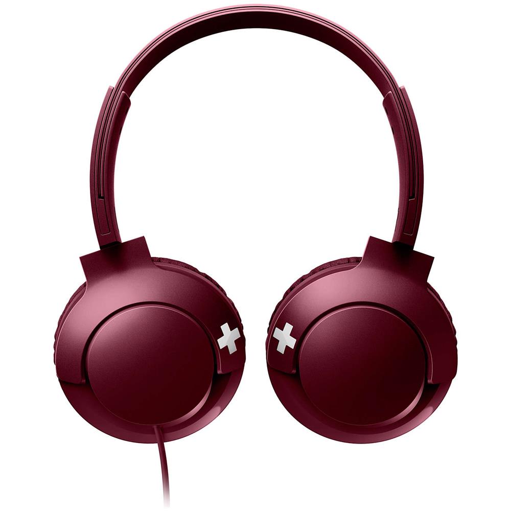 Cuffie con Microfono Bass+ con Filo Colore Rosso - Foto 2