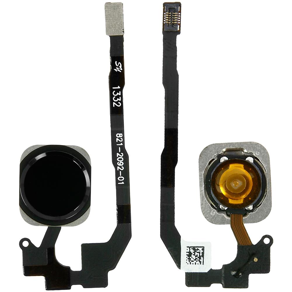 Tasto Home Con Connettore Integrato Per Apple Iphone 5s / Se - Nero - Foto 6