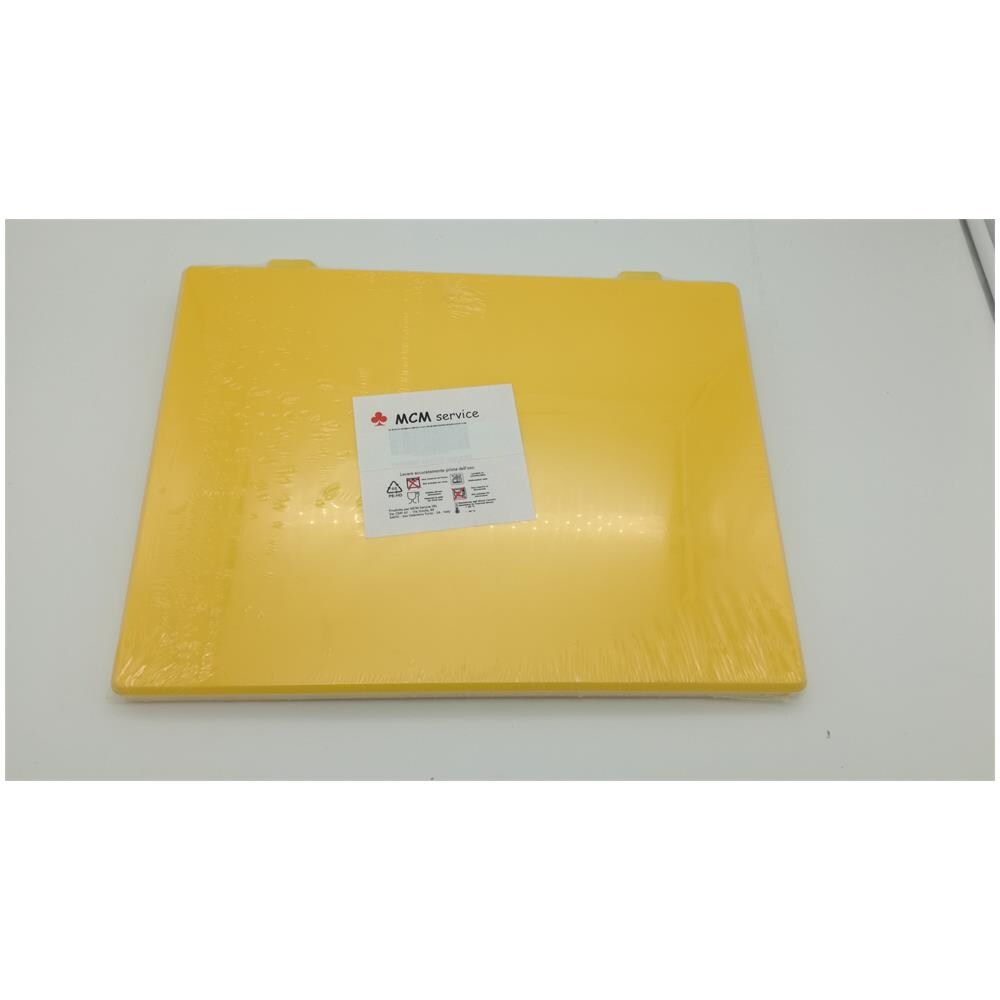 Tagliere Professionale In Polietilene Giallo 50x30x2 Cm Con Fermi Antiscivolo – Made In Italy, Uso Alimentare - 2