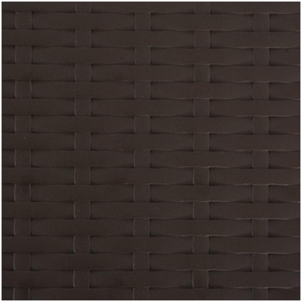 Sgabelli da Bar Pieghevoli 2 pz in HDPE Acciaio Marroni Rattan - Foto 2