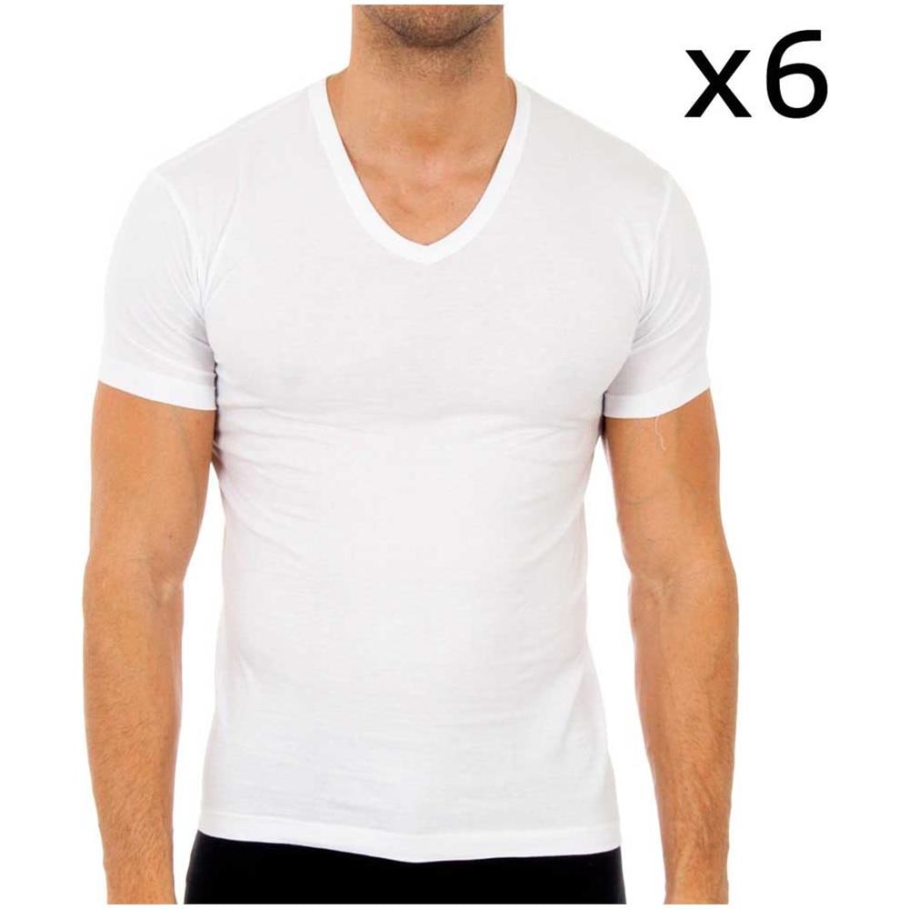 Intimo Abanderado 0508 Pack 6 S / s Abbigliamento Uomo 56 - Foto 1