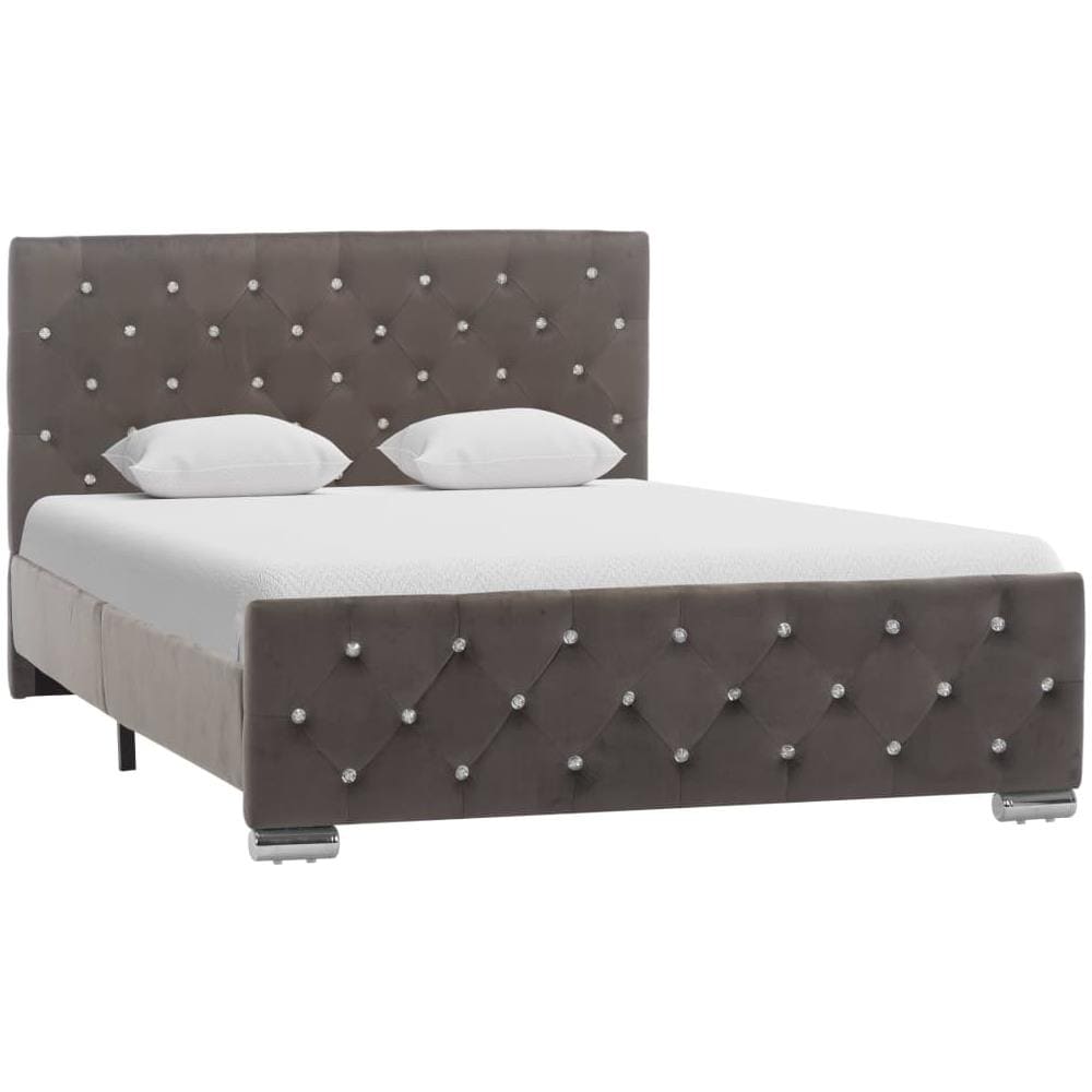 Giroletto 180x200 Cm Grigio Chiaro - Con Rete E Piattaforma, Imbottito - Foto 2