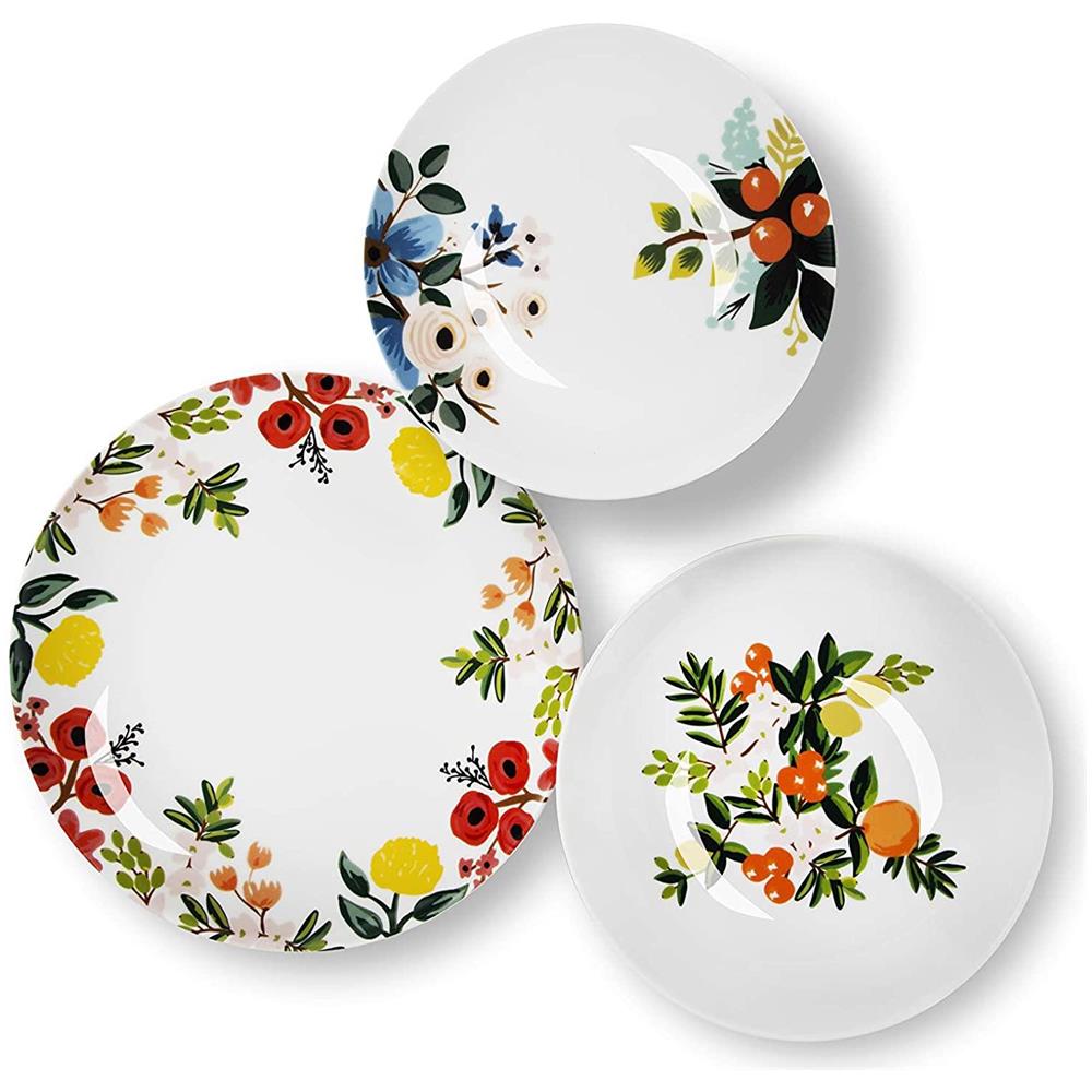 Naif Frida Servizio Piatti 18 Pezzi, In Finissima Porcellana Qualità Extra - Foto 2