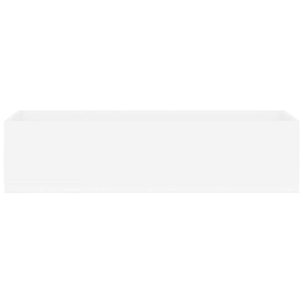 Mobile con Lavabo Integrato Bianco in Legno Multistrato - Foto 8