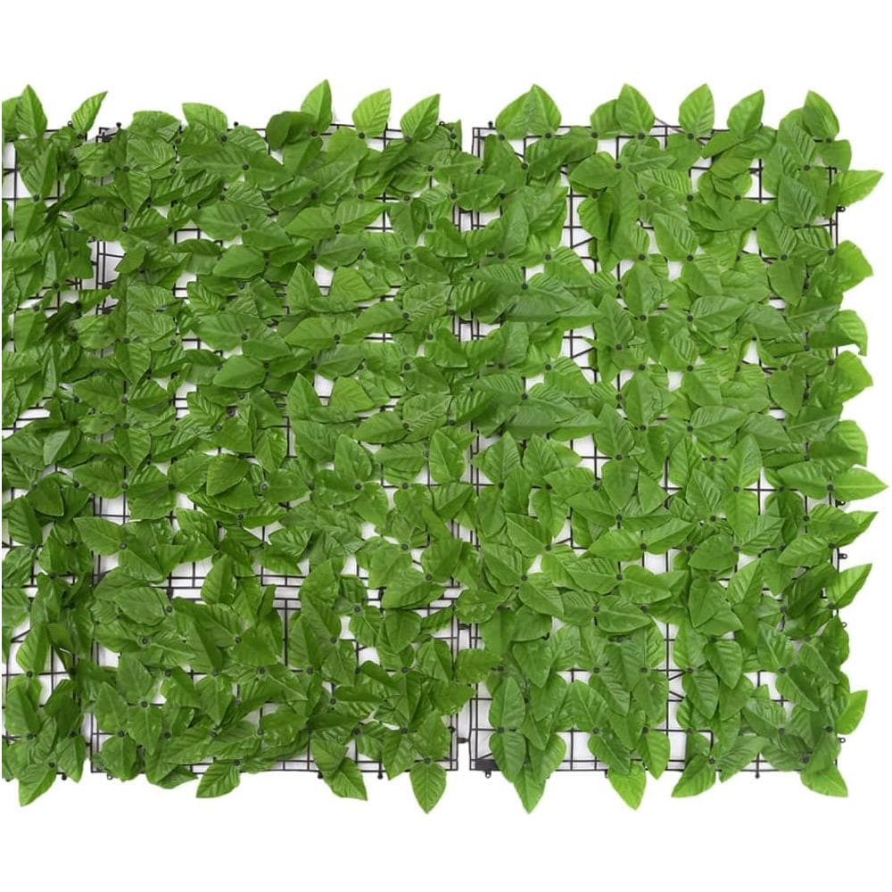 Paravento da Balcone con Foglie Verdi 400x100 cm - Foto 3