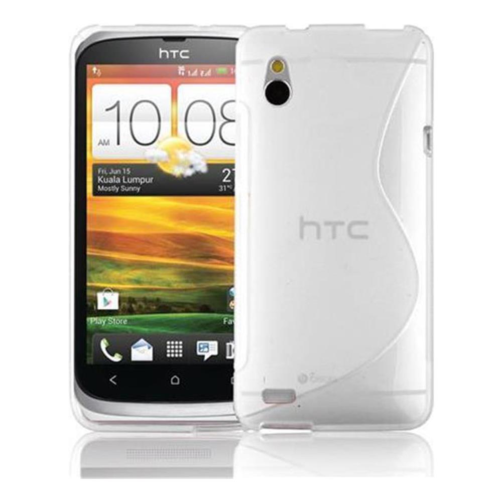 Custodia Compatibile Con Htc Desire V In Magnesio Bianco - Coperchio Protettivo In Silicone Tpu Flessibile - Foto 3