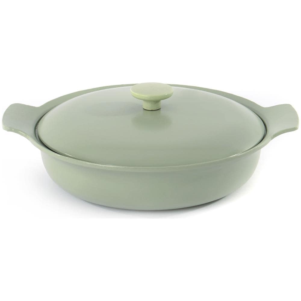 Tegame Con Coperchio Ghisa Verde 28cm - Ron - Foto 1