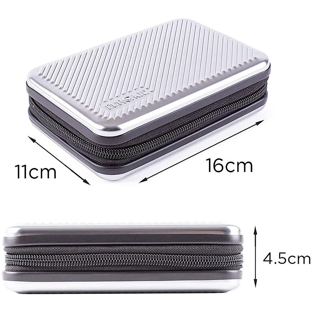 Custodia Protettiva per Hard Disk Esterno 2,5" Colore Argento - Foto 3