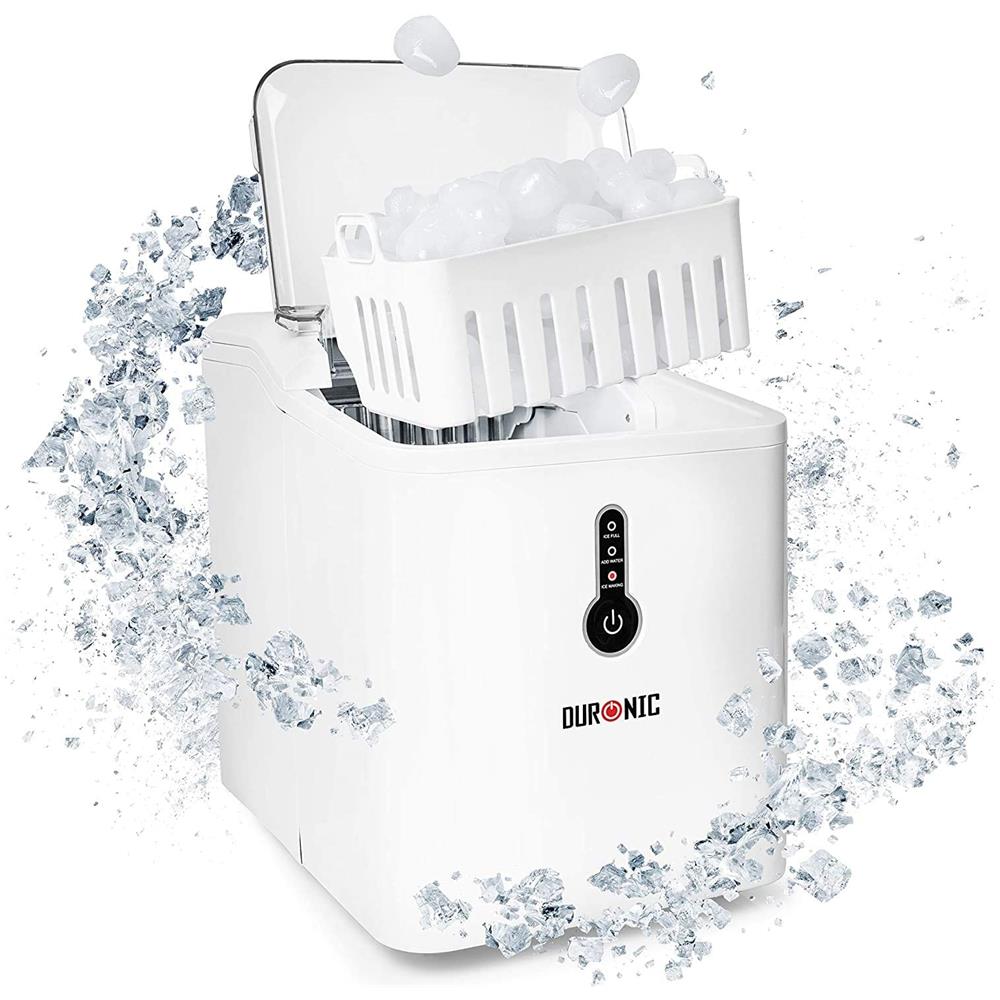 Macchina Elettrica per Ghiaccio ICM120 Serbatoio da 1,5 Litri 120W Colore Bianco - Foto 1