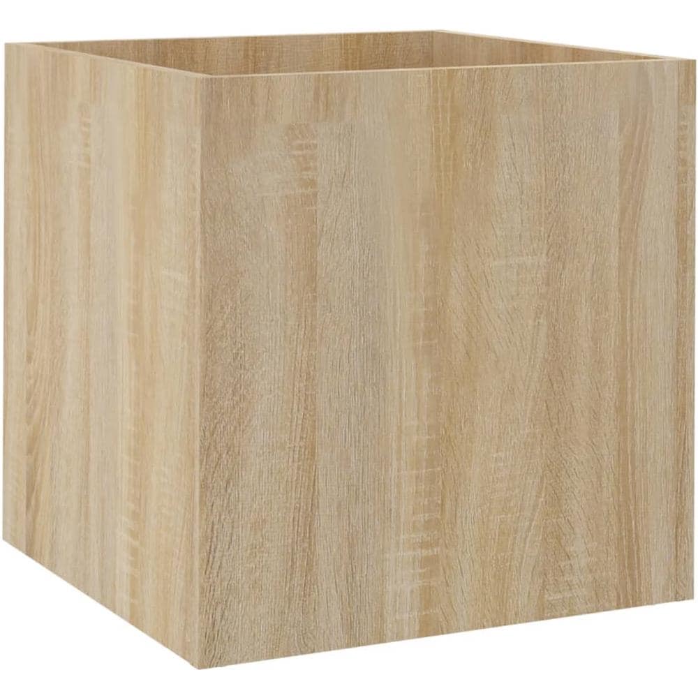 Fioriera Rovere Sonoma 40x40x40 Cm In Legno Multistrato - Foto 1