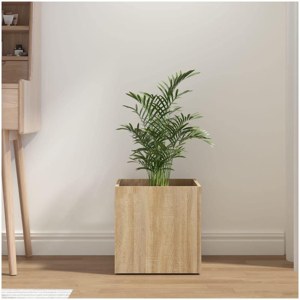 Fioriera Rovere Sonoma 40x40x40 Cm In Legno Multistrato - Foto 2