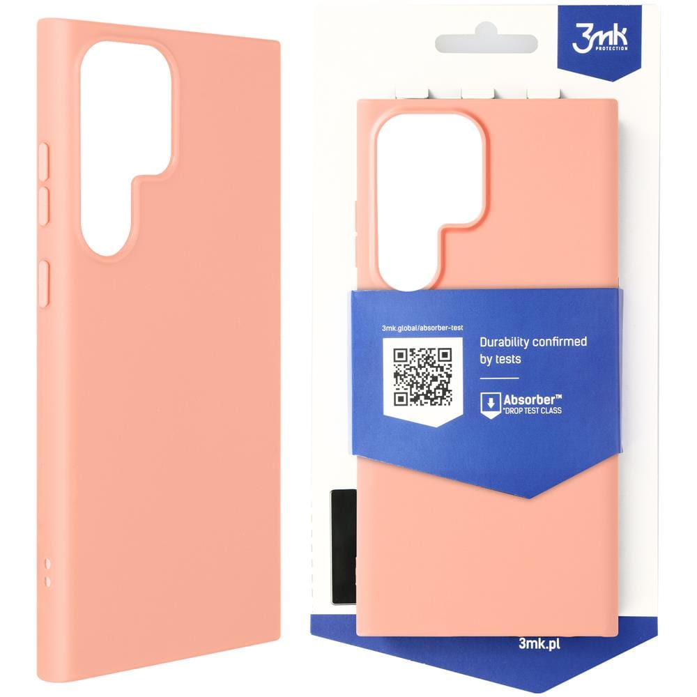 Cover Per Samsung S23 Ultra Flessibile Anticaduta 1,25 M 3mk Matt Case Rosa - Foto 1