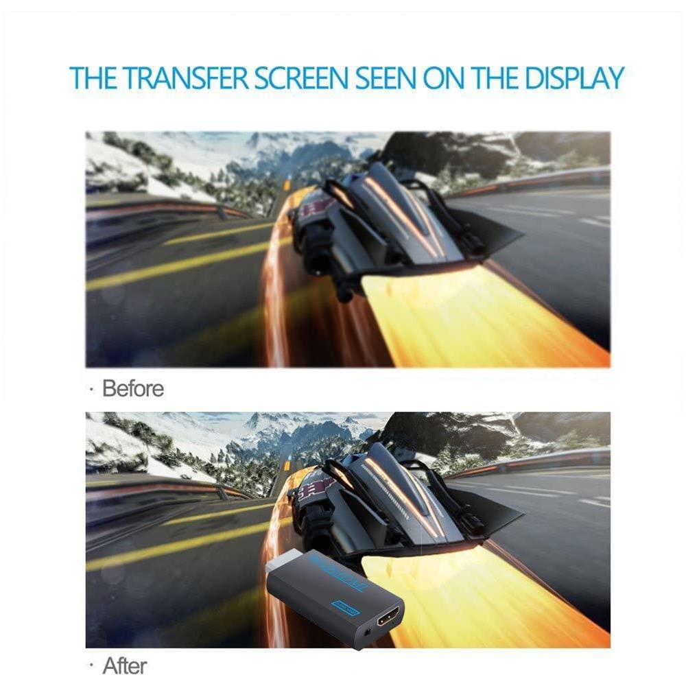 Adattatore Hdmi Compatibile Con Nintendo Wii - Full Hd 1080p Black - Foto 2